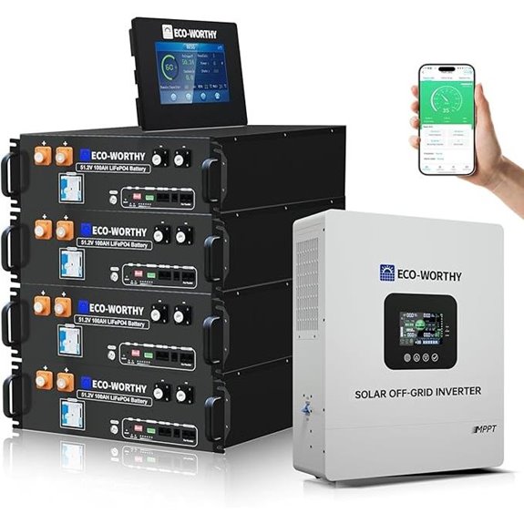 ECO-WORTHY 20,480Wh LiFePO4 Home Power Station