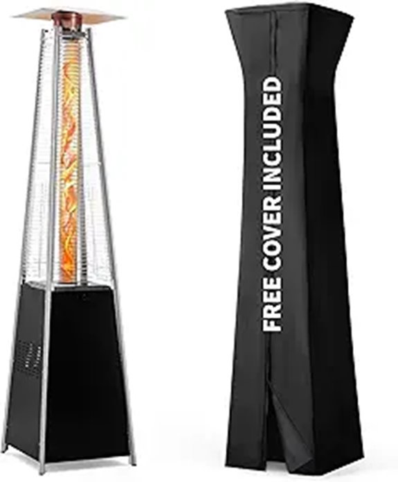 Pamapic 48,000 BTU Pyramid Propane Patio Heater