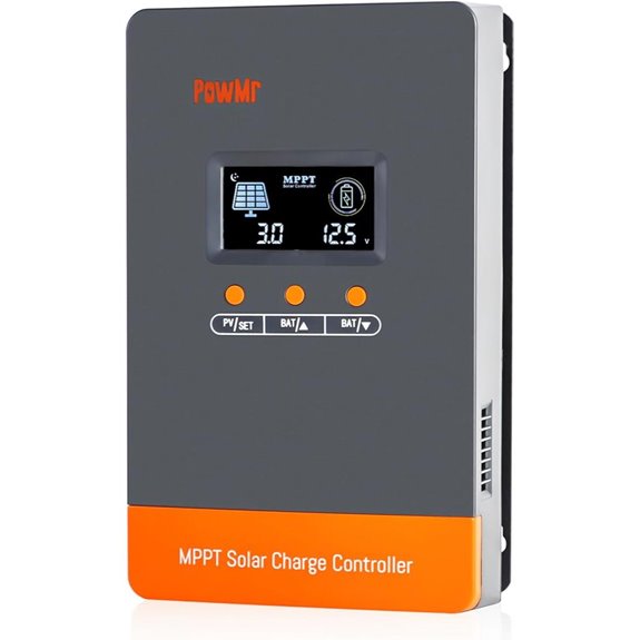 PowMr 100A MPPT Solar Charge Controller (12V/24V/48V)