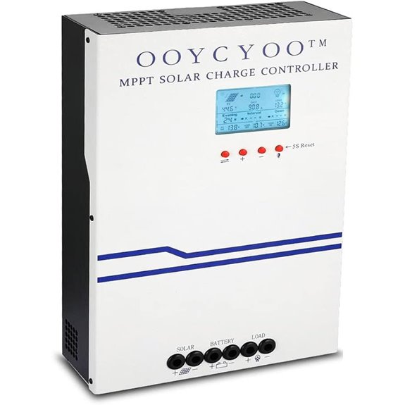 100Amp MPPT Solar Charge Controller with LCD