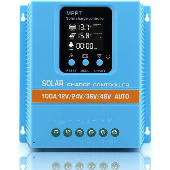 Upgraded 100A MPPT Solar Charge Controller with USB