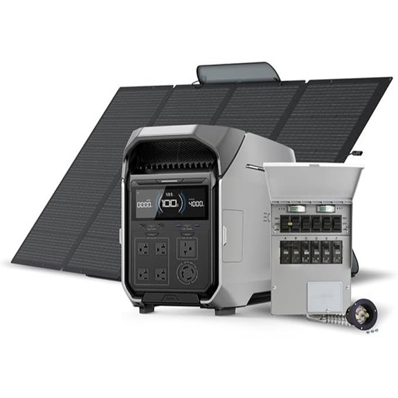 high capacity solar generator kit