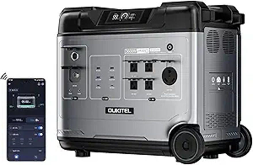 OUKITEL P5000 Pro Solar Generator 5120Wh
