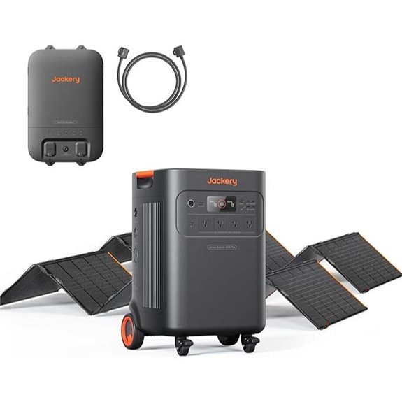 Jackery Solar Generator 5000+ with 2 Solar Panels