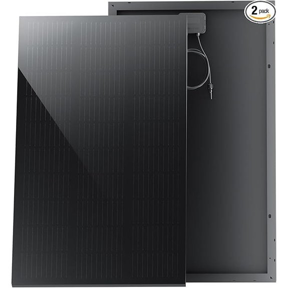 STAR 200W Solar Panel 2-Pack High-Efficiency Monocrystalline