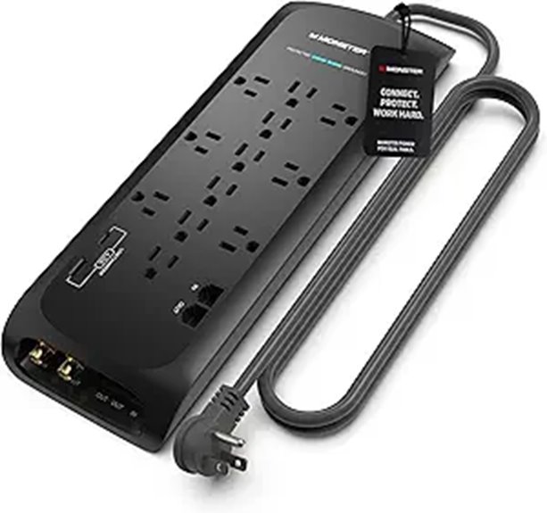 Monster Surge Protector with 4050 Joule Rating