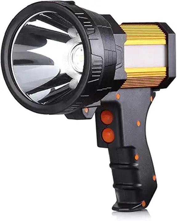 BUYSIGHT Rechargeable 1,000,000 Lumens Spotlight