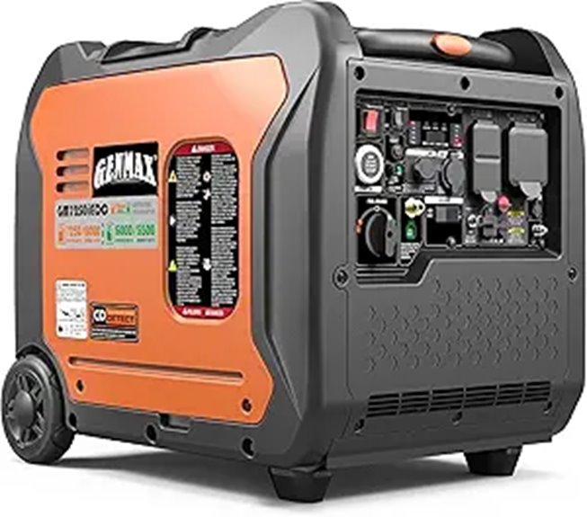 GENMAX 7250W Dual Fuel Portable Generator