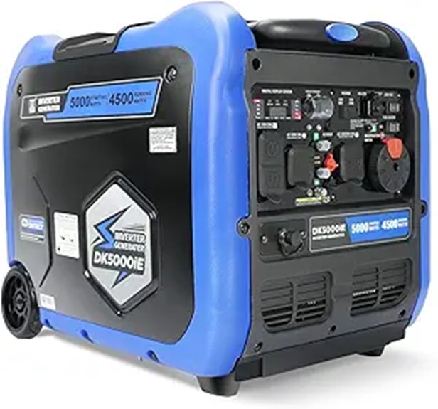 DK 5000W Gas Inverter Generator with Electric Start