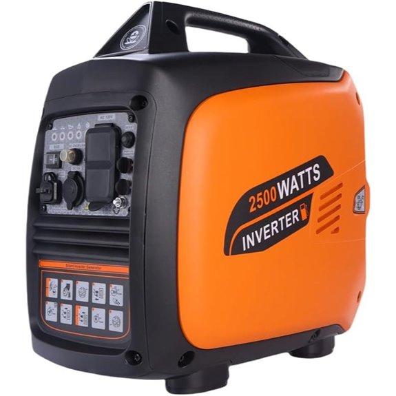 2500W Portable Gas Generator with CO Sensor