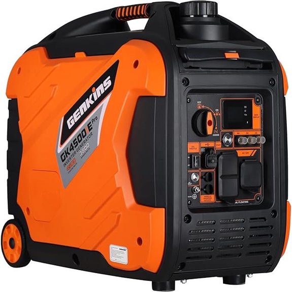 4500W Portable Inverter Generator with Electric Start