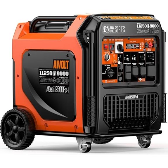 AIVOLT 11250W Dual Fuel Portable Generator