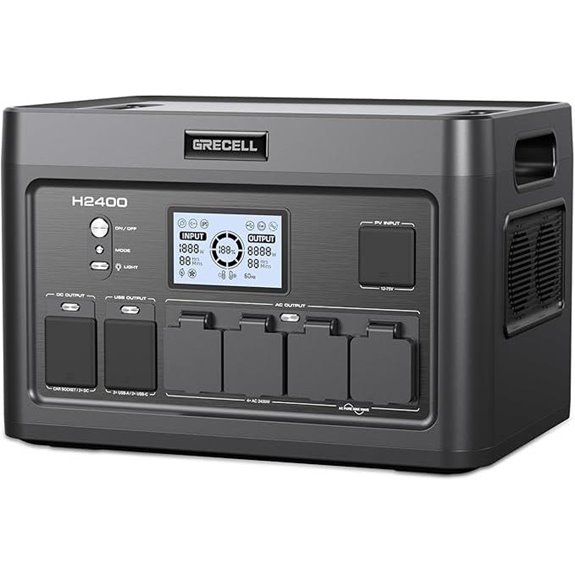 Portable 2400W LiFePO4 Solar Generator & UPS