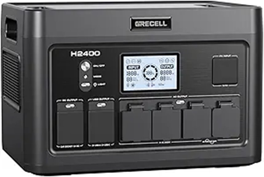 high power portable solar generator