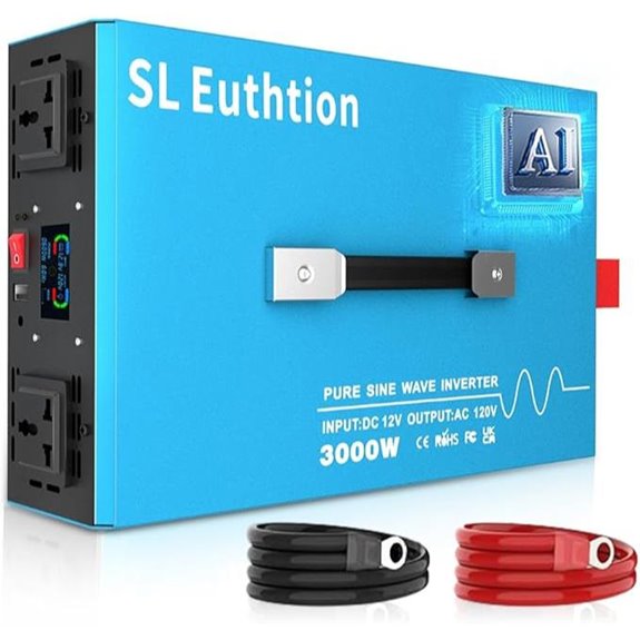 3000W Pure Sine Wave Power Inverter with Voice Control