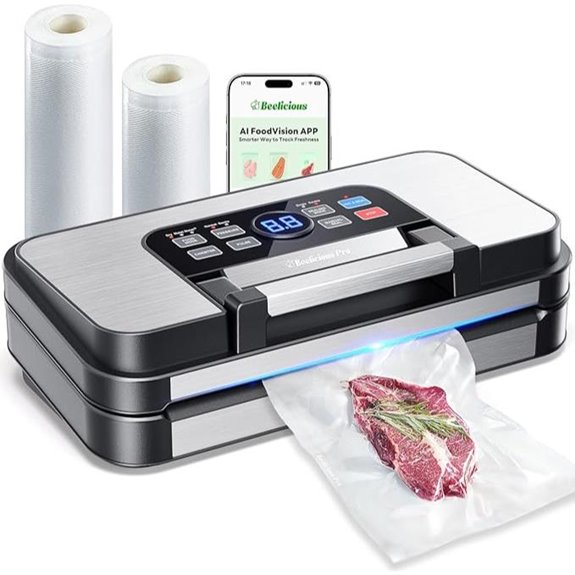 95Kpa Pro Vacuum Sealer with Double Pump & Cutter