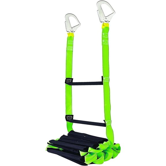 Fire Escape Ladder with Hooks for 2-3 Story Homes