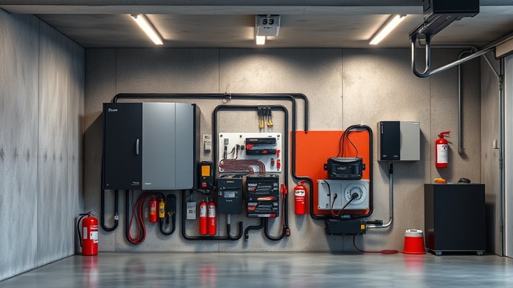 ideal indoor battery placement