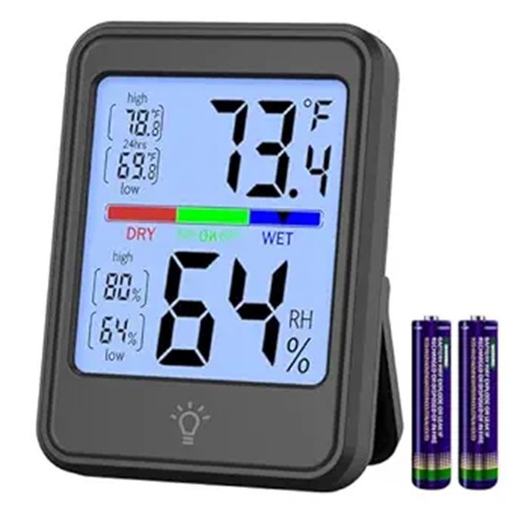 Digital Indoor Thermometer Hygrometer with Max/Min Records