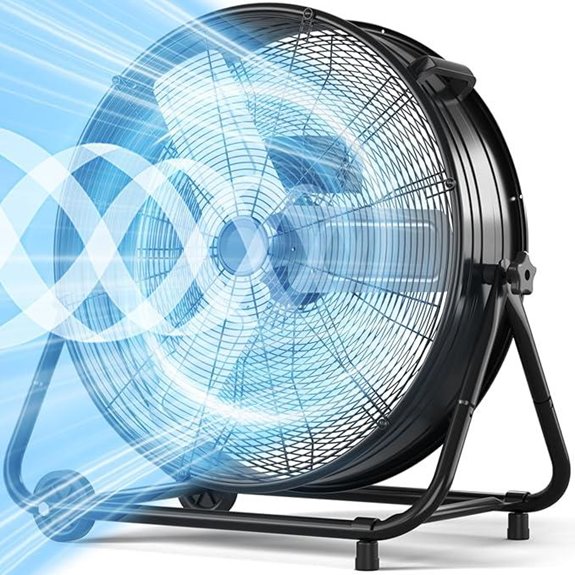 LifePlus 30 Industrial Drum Fan with 3 Speeds