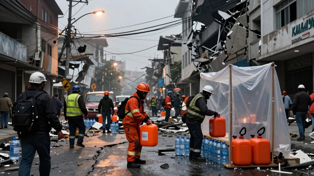 initial quake utility priorities