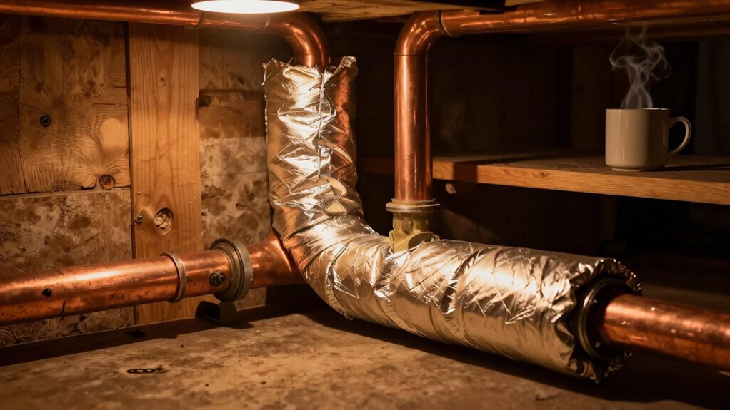 insulate drain and cover