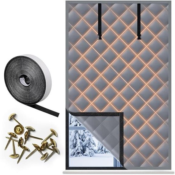 Insulated Thermal Window Cover for Cold Weather