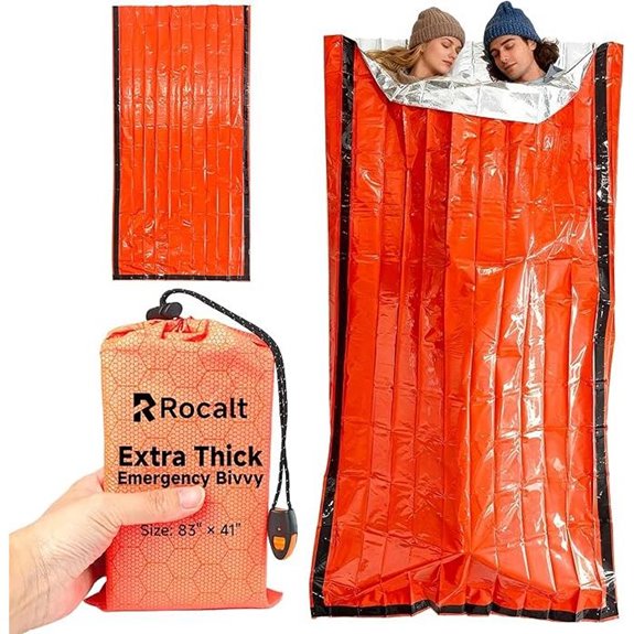 Rocalt Emergency Sleeping Bag and Thermal Bivy