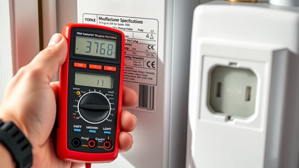 interpreting manufacturer surge ratings