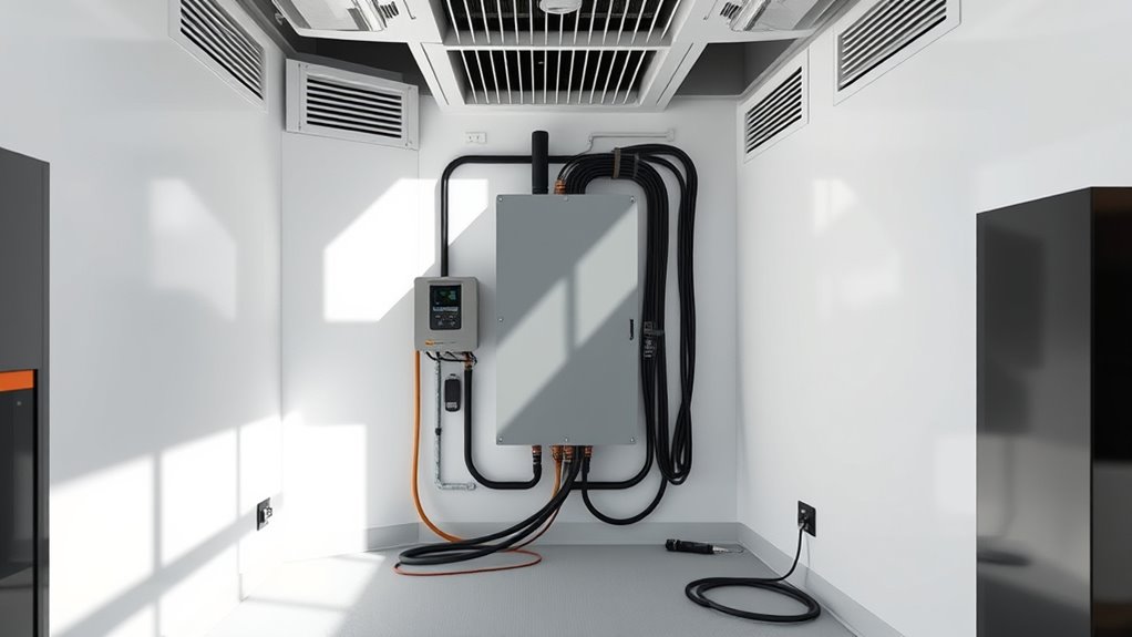 keep electrical access clear