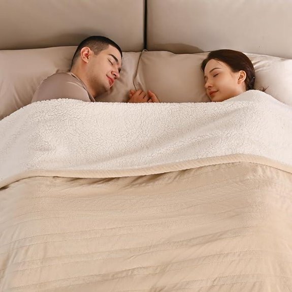 Bearhug King Size Electric Blanket with Dual Controllers