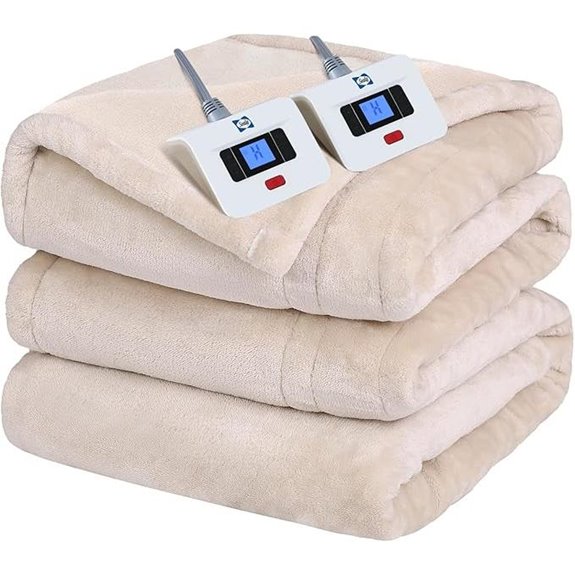 Sealy King Size Flannel Heated Electric Blanket
