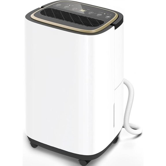 Large 50 Pint Dehumidifier with Drain & Timer