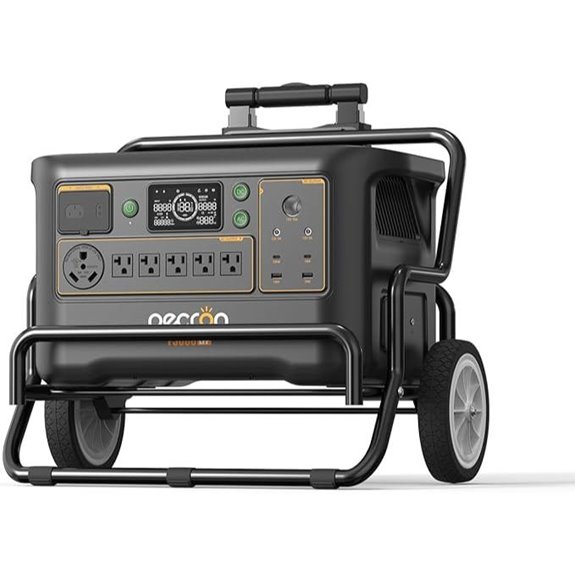 Pecron 3072Wh Portable Solar Power Station with Cart