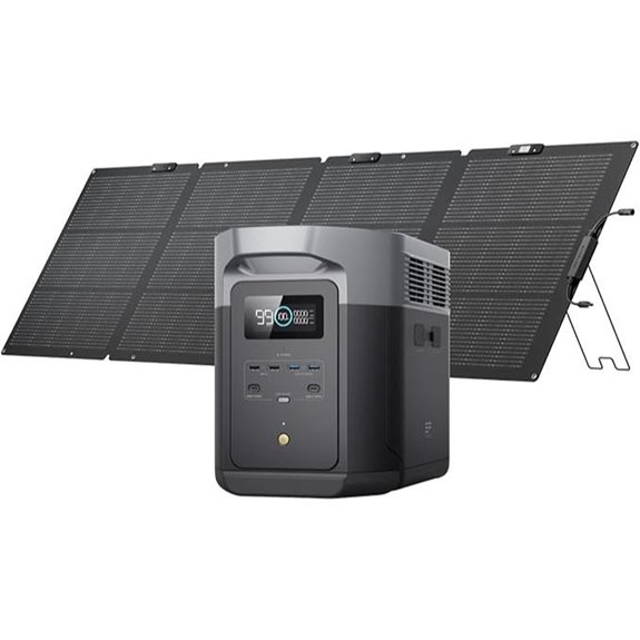 EF ECOFLOW Delta 2 Max Solar Generator 2048Wh
