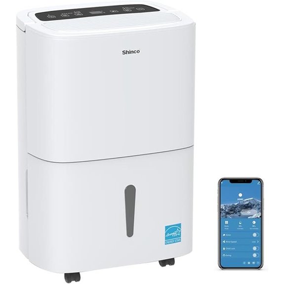 Shinco 6,000 Sq.Ft WiFi Dehumidifier with Humidity Control