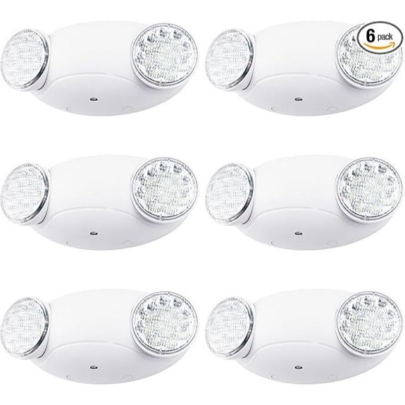 LIT-PaTH LED Emergency Exit Light 6-Pack