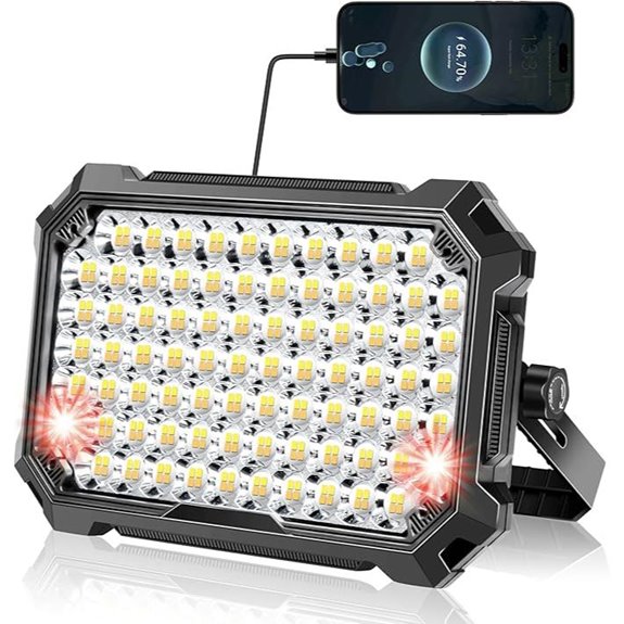 Rechargeable LED Work Light with Power Bank Function