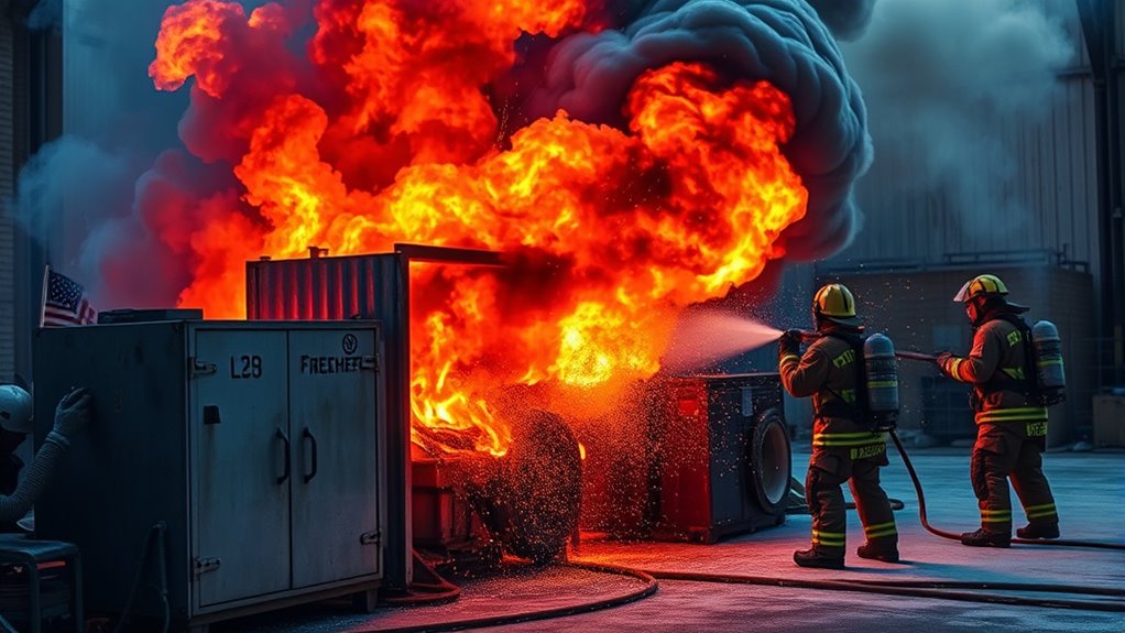 lithium fire suppression strategies