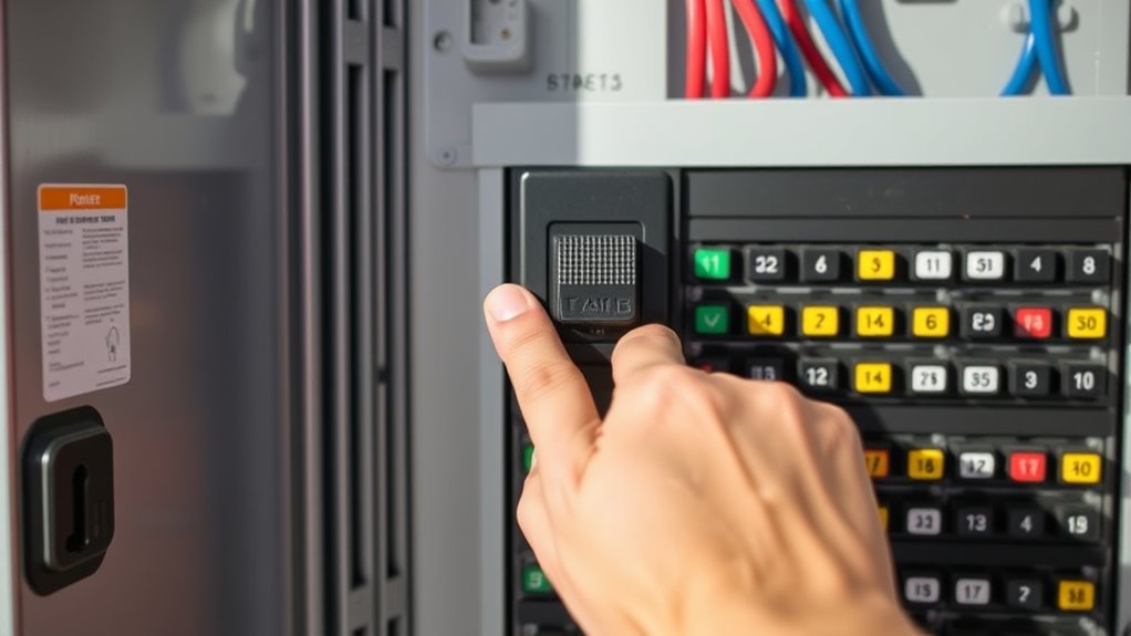 locate and label main panel