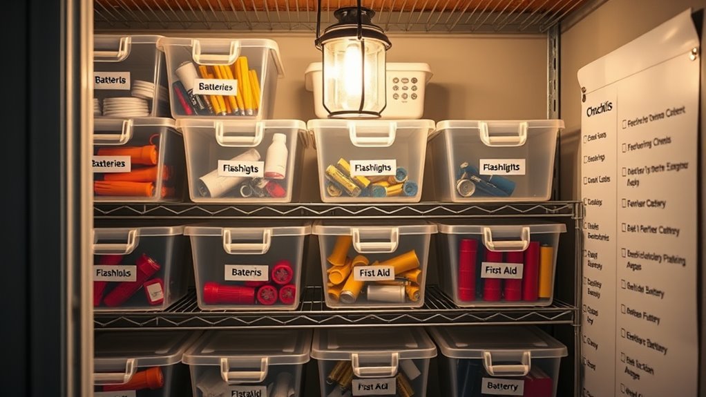 maintain and restock supplies