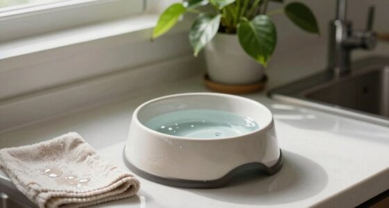 maintain clean water bowls