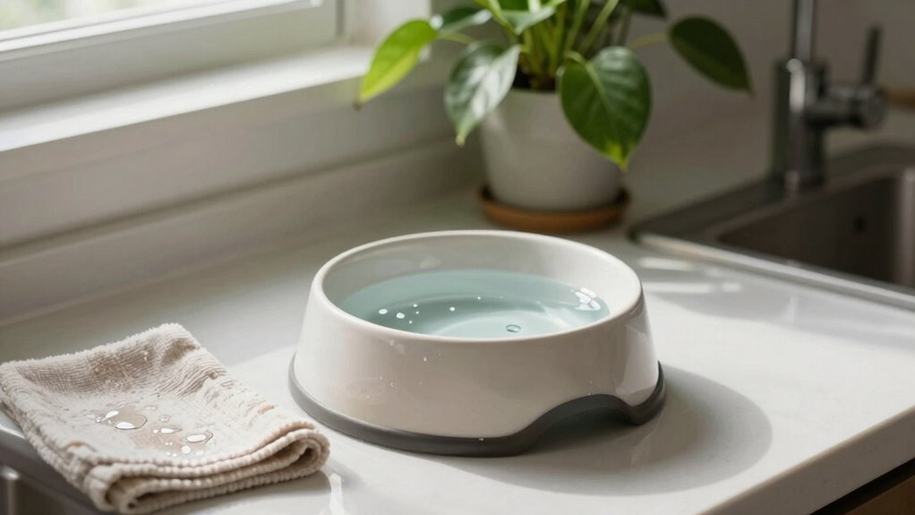 maintain clean water bowls