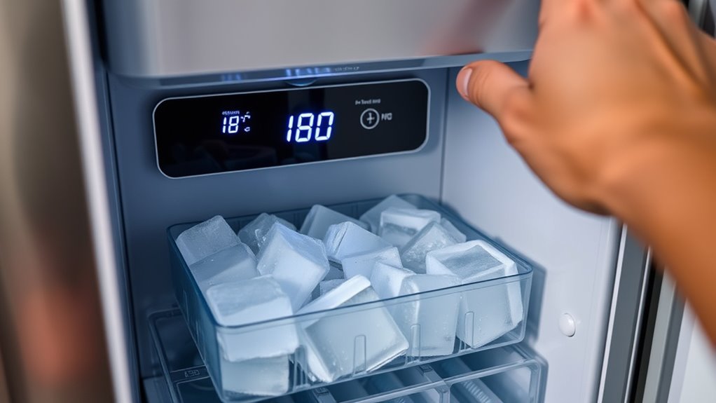 maintain consistent freezer temperature