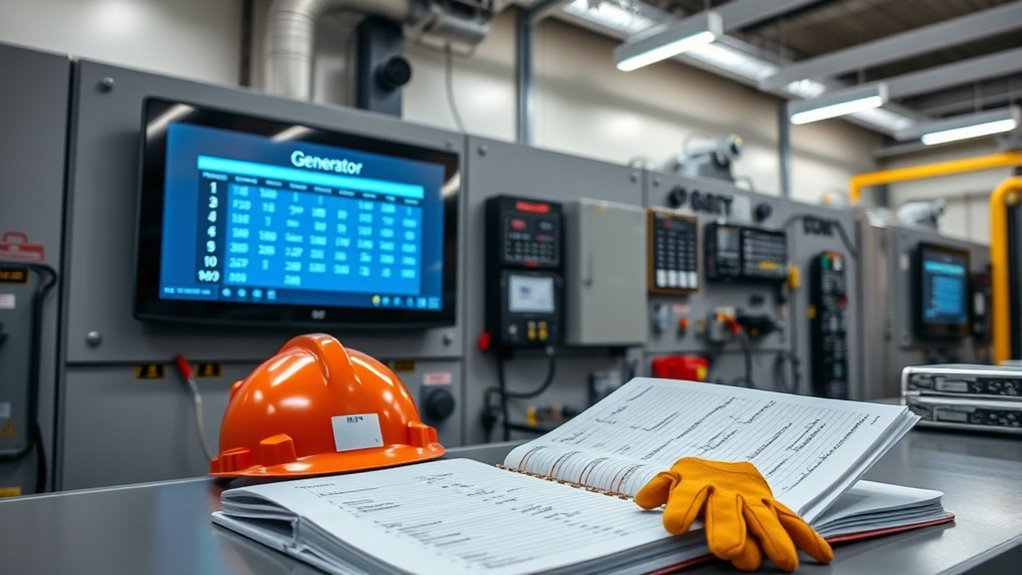 maintain generator maintenance logs