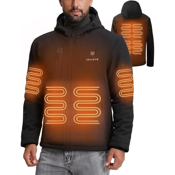 Men's Heated Jacket with Battery Pack