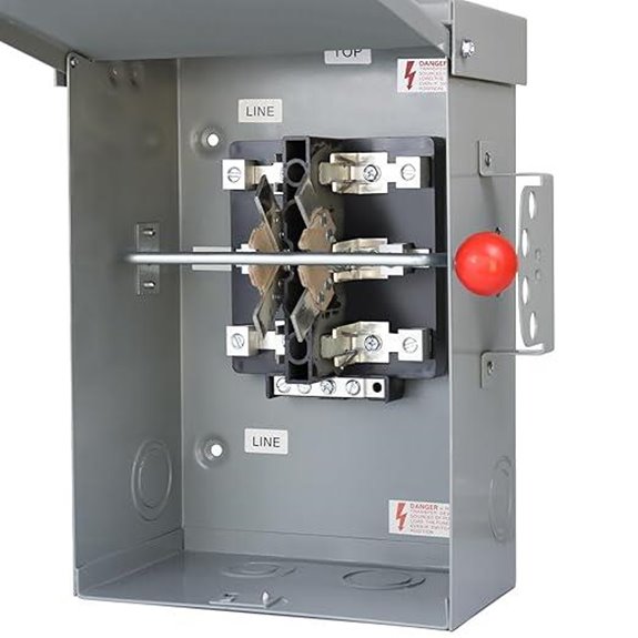 Manual 100A Generator Transfer Switch 120/240V NEMA 3R