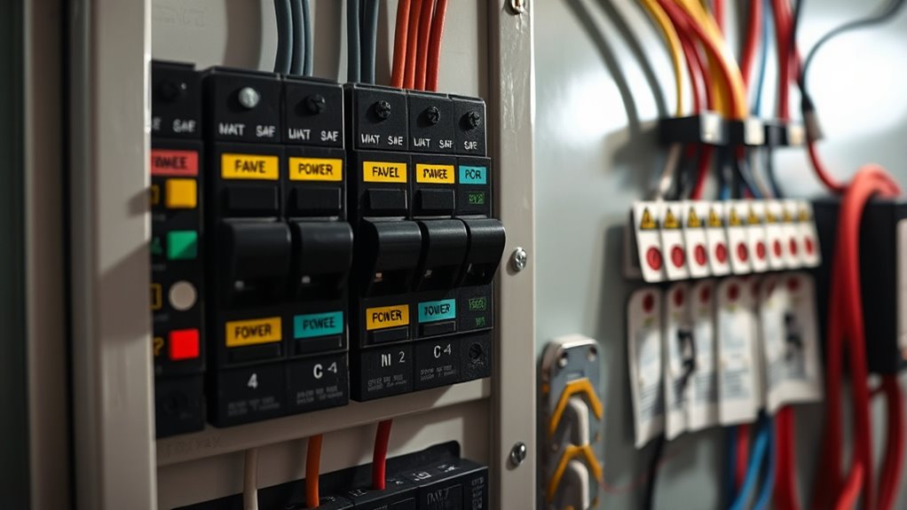 mark label and maintain circuits