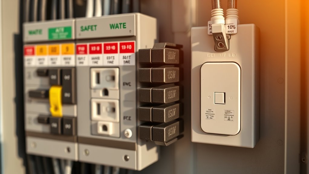 match receptacles and breakers