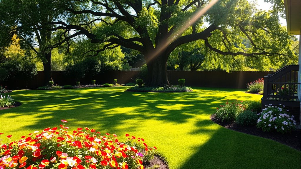 maximize sunlight yard planning